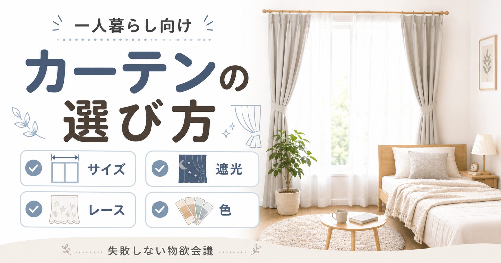 カーテンの選び方