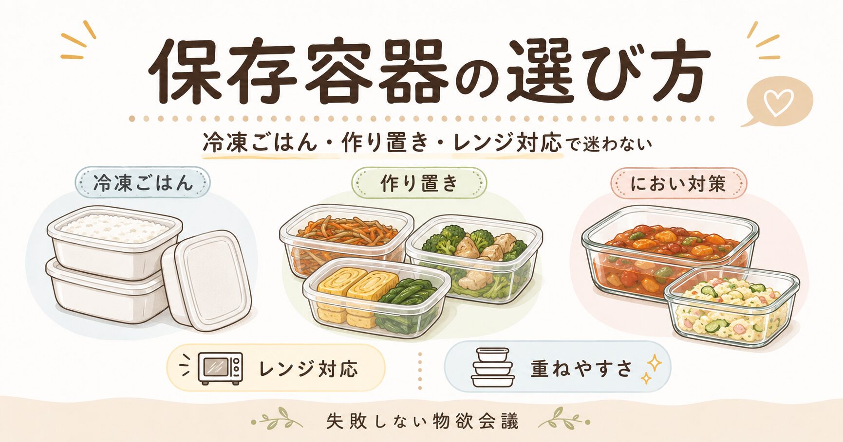 保存容器の選び方